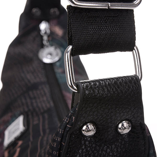 Nylon Light Casual Print Crossbody Shopping Shoulder Bags For Women