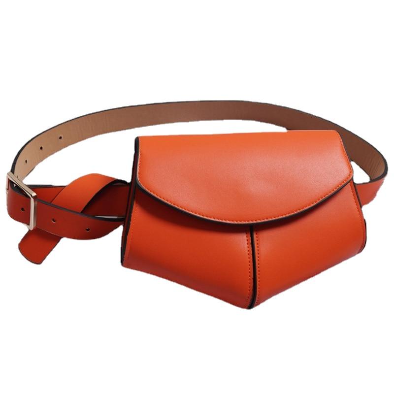 Stylish Luxury Ladies' Mini Leather Waist Packs For Disco