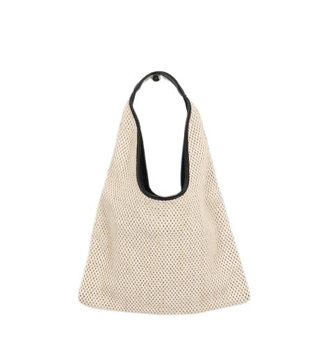 Fashionable Casual Women's Straw Shoulder Bags With Large Capacity