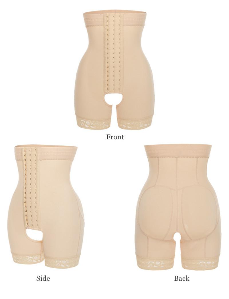 Butt Lifter Women High Waist Panties Slimming Tummy Control Breathable Shapewear Hook