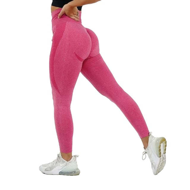 Fashionable Women's High Waist Seamless Push Up Leggings For Yoga