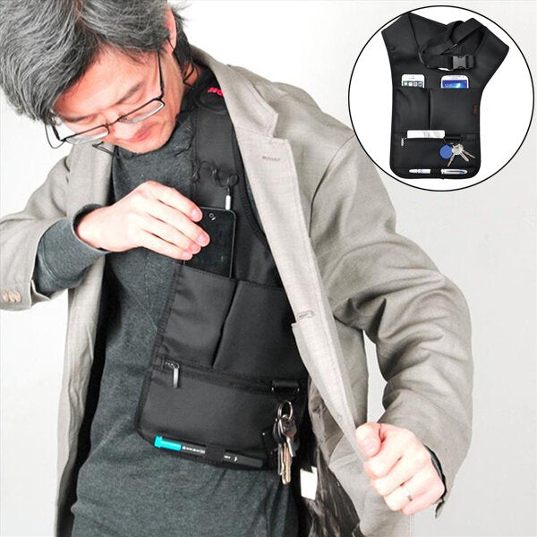 Invisible Crossbody Bag: Multifunctional, Anti-Theft Storage Solution