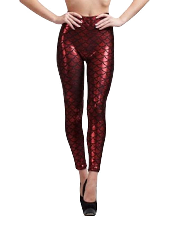 Women's Stylish Party Club Micro-elastic Unique Snake Scale Pants
