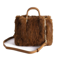 Luxury Women's Real Fur Shoulder Bag For Banquet