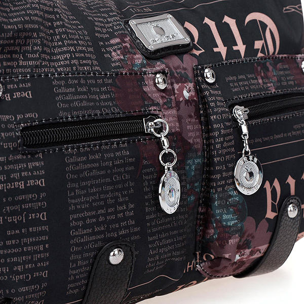 Nylon Light Casual Print Crossbody Shopping Shoulder Bags For Women