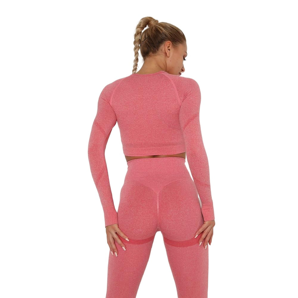 Quick-drying Sexy Ladies' Breathable Seamless Nylon Yoga Outfit