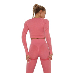 Quick-drying Sexy Ladies' Breathable Seamless Nylon Yoga Outfit