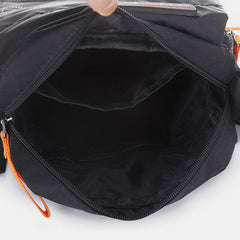 Men's Waterproof Nylon Crossbody Travel Bag for Outdoor Use