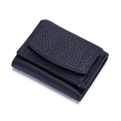 Portable Small Women's Leather Purses For Card Coin Money