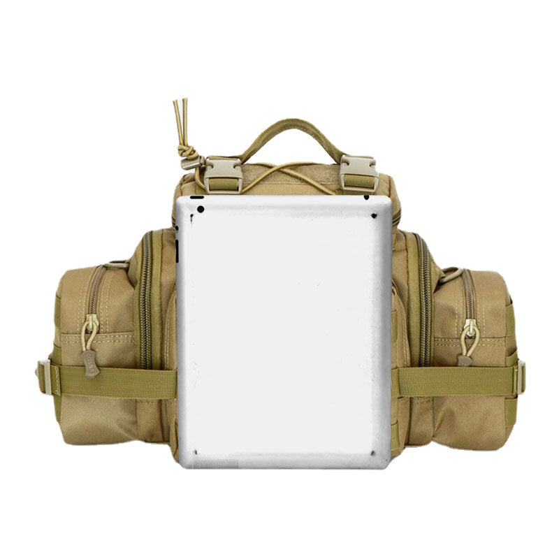Unisex Tactical Camouflage Nylon Multi-carry Crossbody & Waist Bag for Outdoor Riding