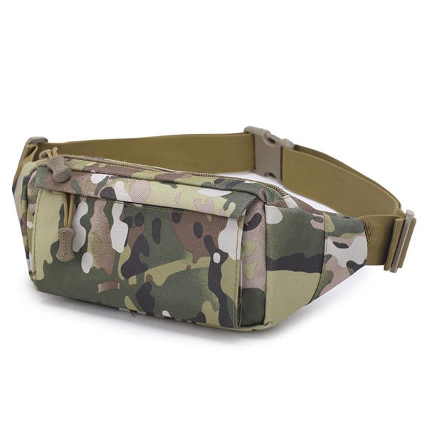 Waterproof Nylon Sport Crossbody Bag - Multifunctional Running Bag for Men