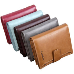 Men Women Faux Leather Retro Personalized Wallet Card Holder Coin Purse