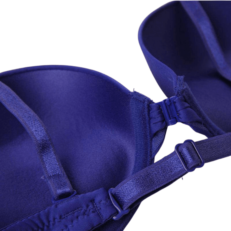 6 Colors Fashion Women Sexy Lingerie Front Closure Lace Push Up Seamless Underwire Bra Women Underwear Bras - Sheseelady