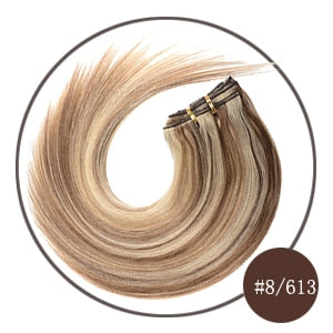 Brazilian Machine Made Remy Hair Natural Straight Clip - Sheseelady