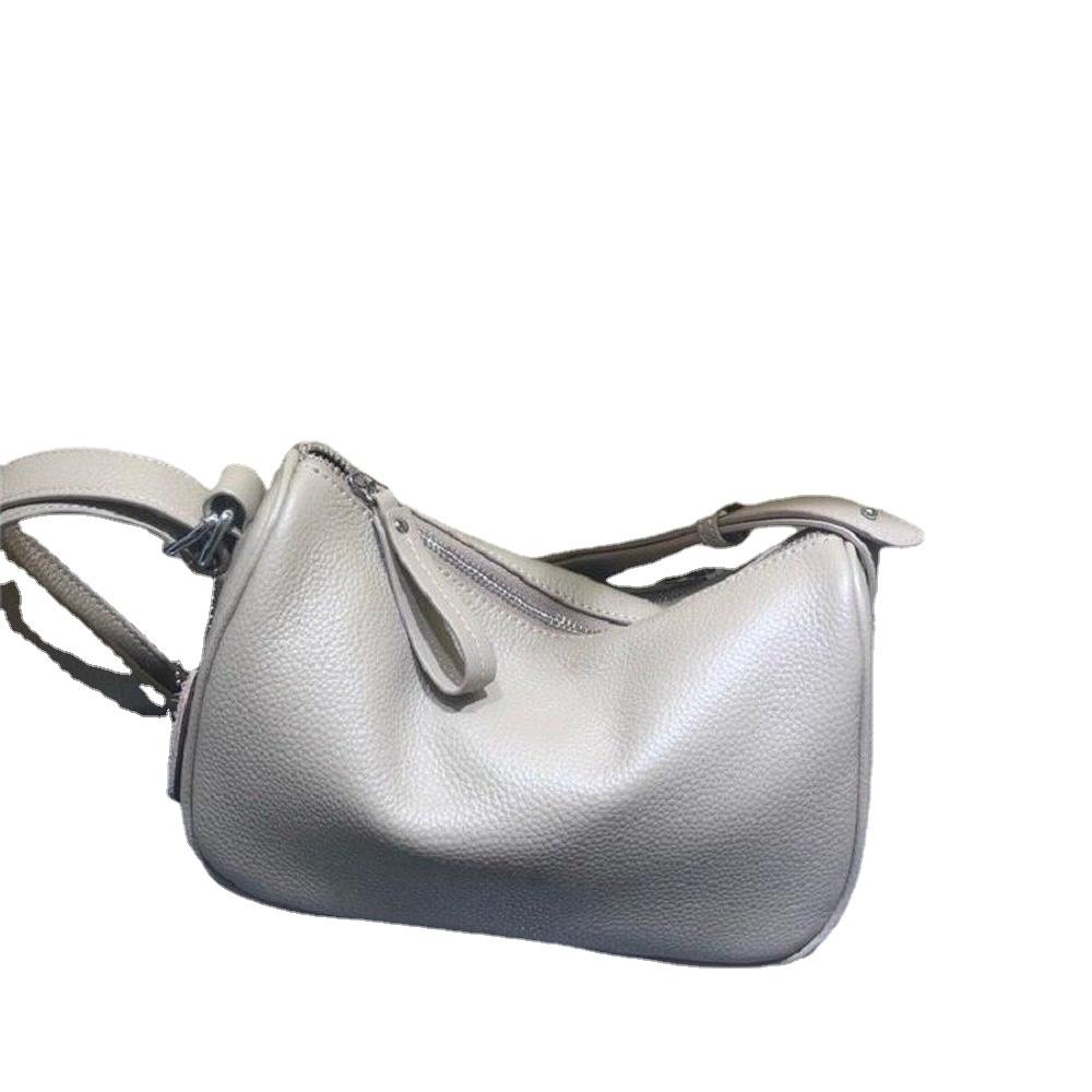 Casual Women's Soft Cowhide Underarm Bag