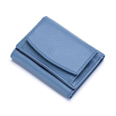 Portable Small Women's Leather Purses For Card Coin Money