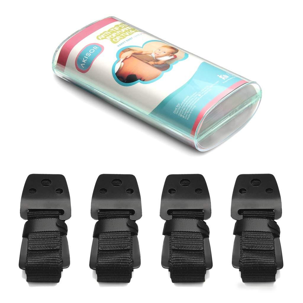 Baby & Toddler Anti-tip Safety Straps 4 Pack