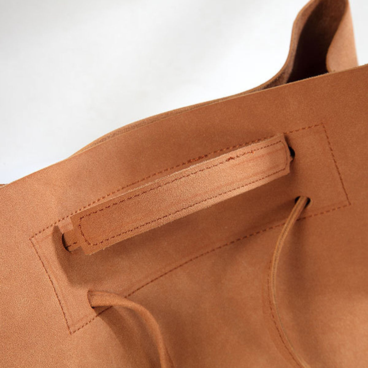 Women Artificial Leather Vintage Large Capacity Tote Bag Soft Magnetic Buckle Brief Handbag