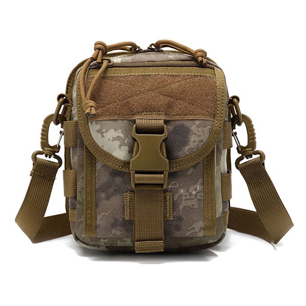 Tactical Nylon Shoulder Bag for Men - Army Style, Sport, Travel, Hiking
