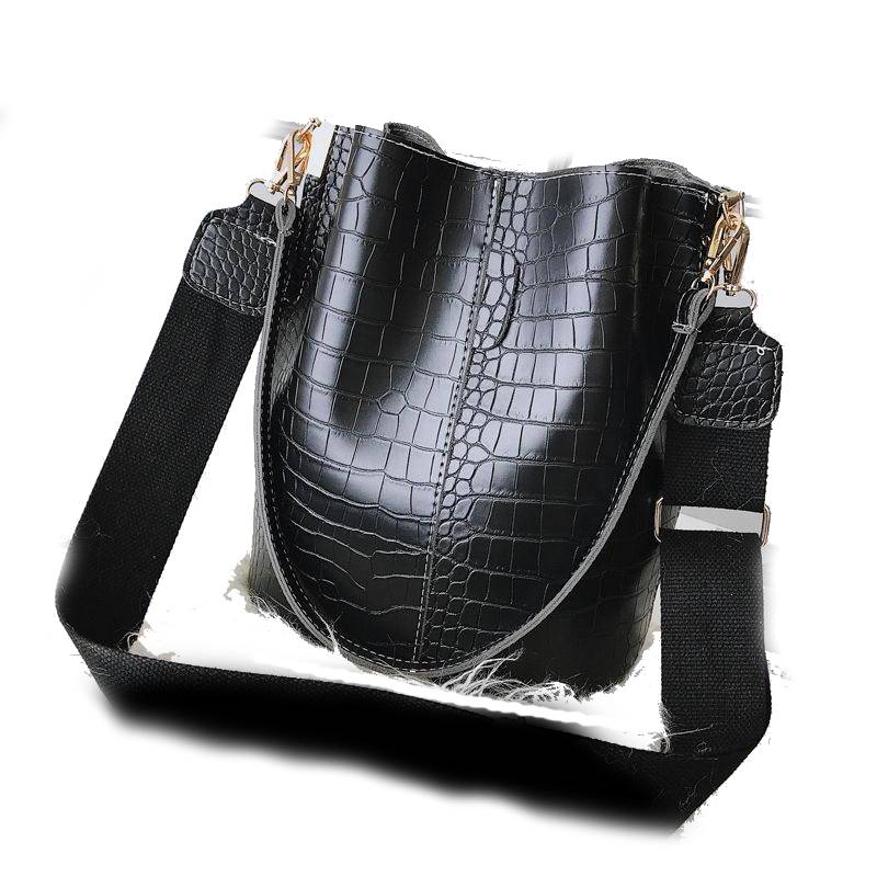 Luxury Women's Crocodile Pattern Leather Crossbody Bag