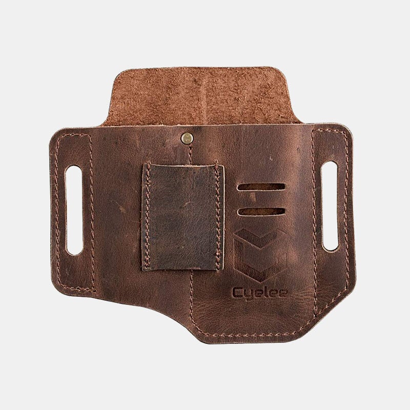 Men's Leather EDC Belt Loop Multitool Sheath Bag