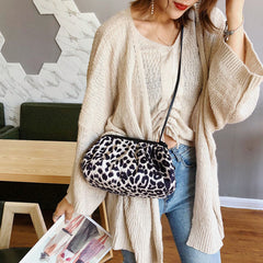 Women Plush Pouch Crossbody Bag Fashion Cloud Shoulder