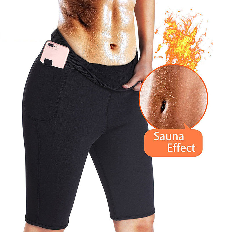 Women Sauna Hot Sweat Fat Burning Compression Slimming Leggings for Indoor Outdoor