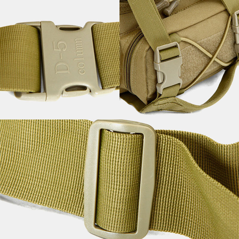 Unisex Tactical Camouflage Nylon Multi-carry Crossbody & Waist Bag for Outdoor Riding