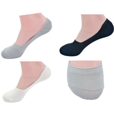 Boat Silicone Invisible Cotton Socks For Men'S - Sheseelady