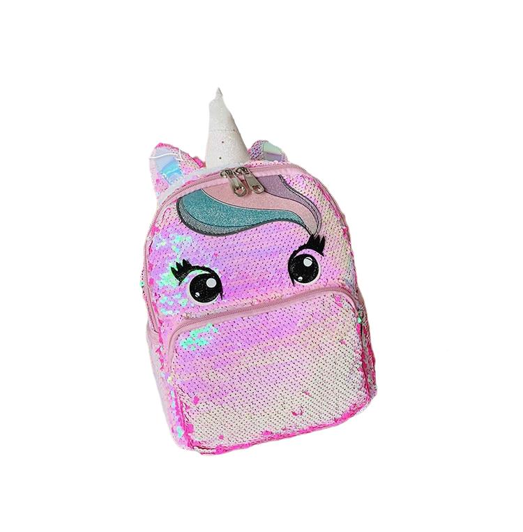 Fashion Large Capacity Ladies' Sequins Unicorn Styling Backpack For School