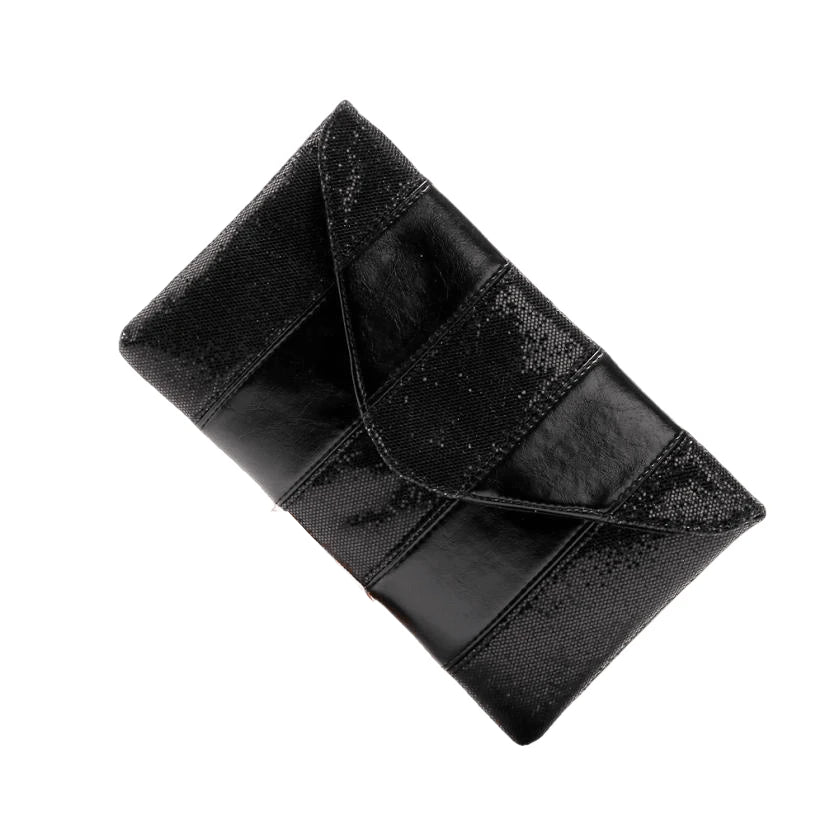 Pu Synthetic Leather Ladies Evening Party Envelope Bag