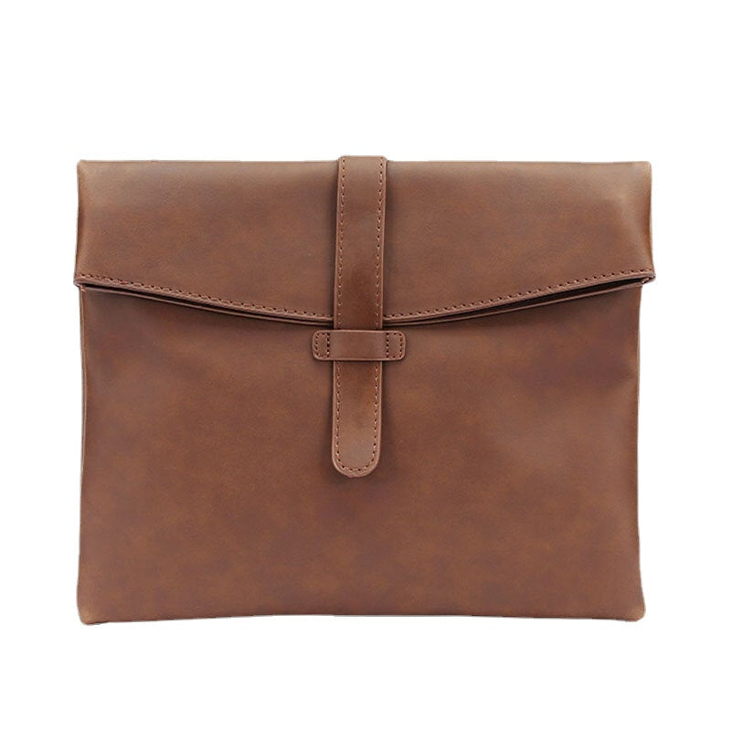 Men's Retro PU Leather Crossbody Bag - Wear-Resistant, Large Capacity, Shoulder Handbag