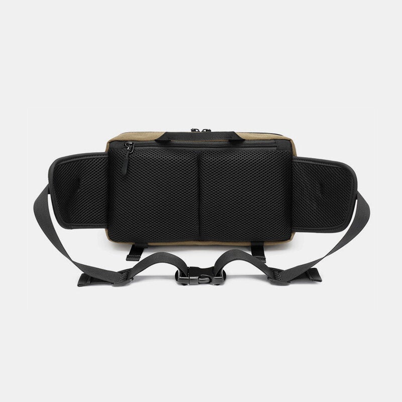Men's Waterproof Oxford Chest Bag - Multi-Pocket, Breathable, Large Capacity for Travel & Sport