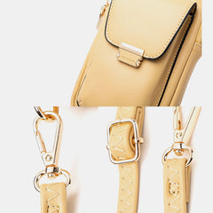 Women Solid Zipper Phone Bag Crossbody Shoulder