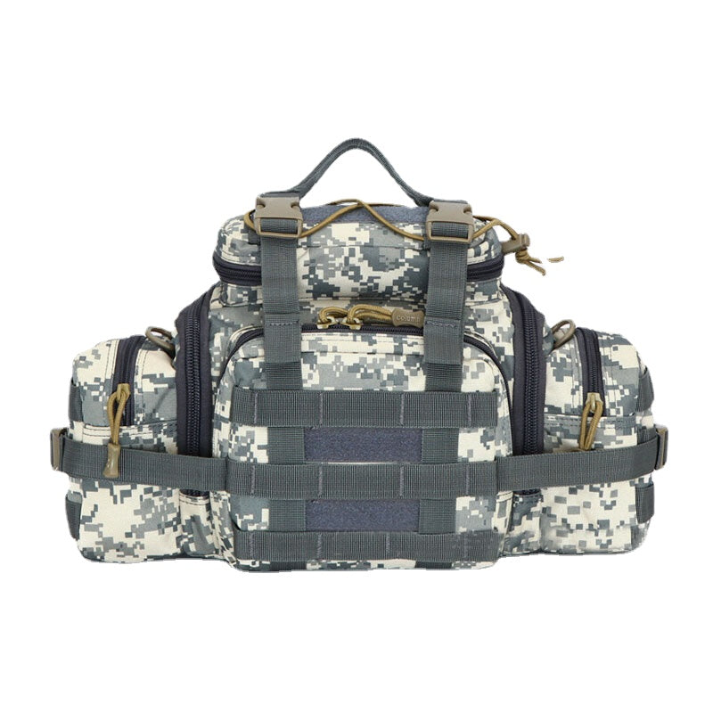 Unisex Tactical Camouflage Nylon Multi-carry Crossbody & Waist Bag for Outdoor Riding