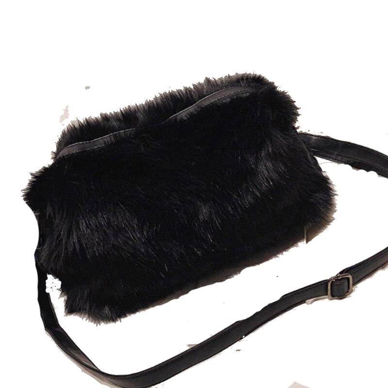 Large Capacity Women's Faux Fur CrossBody Bags