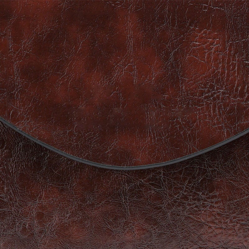 Men's Anti-theft Multi-pocket Crossbody Bag, Retro 13.3" Laptop Messenger & Shoulder Briefcase