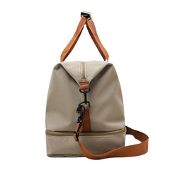 Unisex 32L Waterproof Oxford Crossbody Bag with Multi-Pockets for Summer Travel