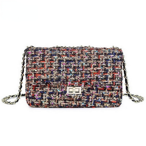 Trendy Versatile Ladies' Woolen Handbag