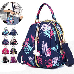 Women Print Nylon Casual Crossbody Bag Lightweight Shoulder Handbag