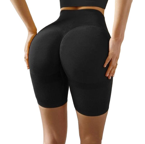 Slim Fit Sexy Women's High Waist Hip Push Up Yoga Shorts