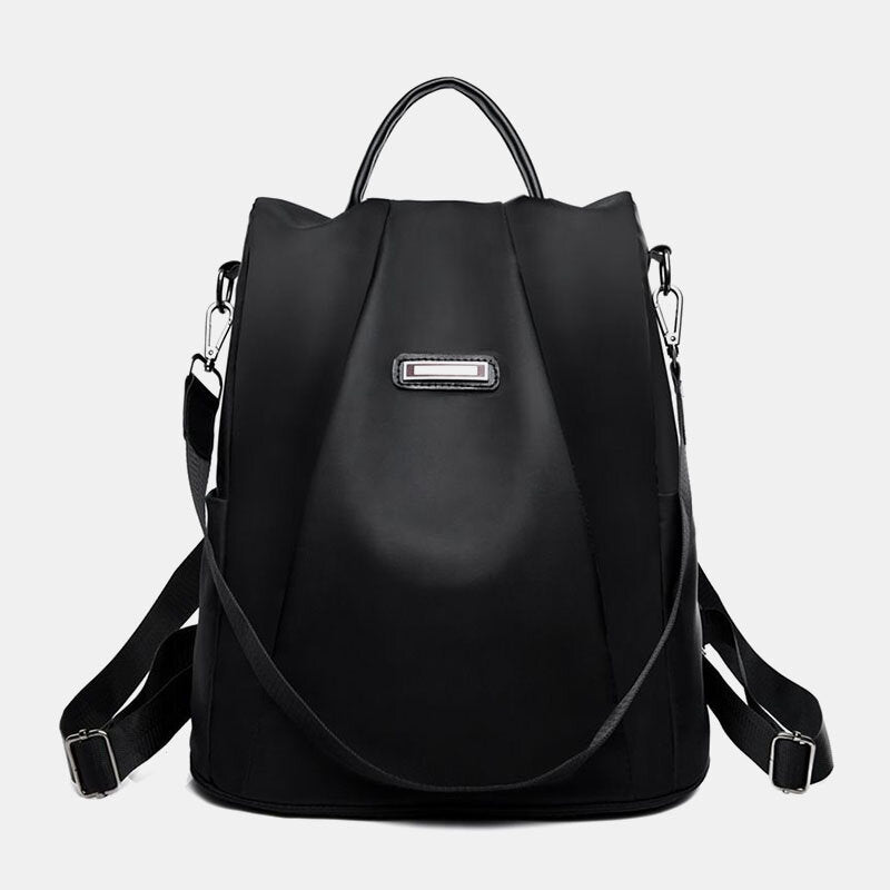 Women Fashion Large Capacity Pure Color Backpack