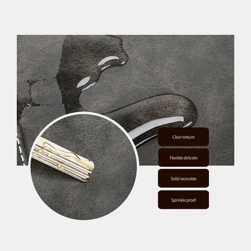 Men's PU Leather Crossbody Bag - Large Capacity, Multi-Pocket, Casual Fashion Messenger Handbag