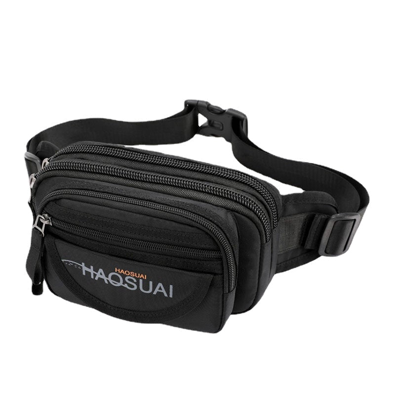 Men's Waterproof Camouflage Sling Bag with Multi-Pockets for Outdoor Use