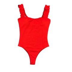 Vintage Sexy Ladies' Ruffled Push Up Swimsuit