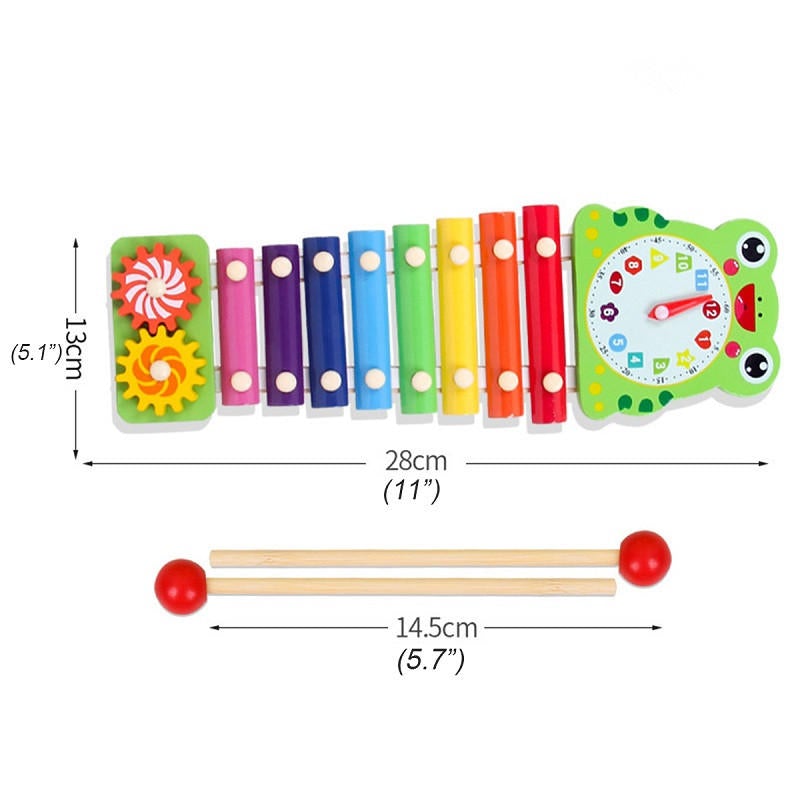 Hand Knocking Piano Musical Hand Xylophone Orff Musical Instruments Early Education Enlightenment Instrument for Children