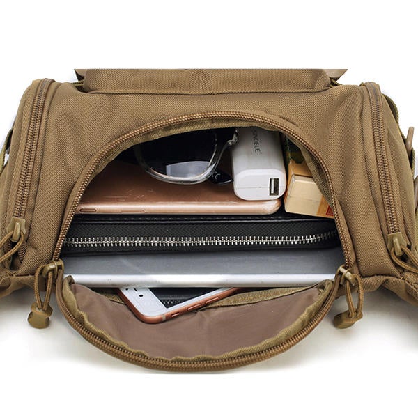 Men's Waterproof Nylon Tactical Sling & Crossbody Bag