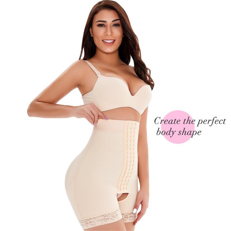 Butt Lifter Women High Waist Panties Slimming Tummy Control Breathable Shapewear Hook