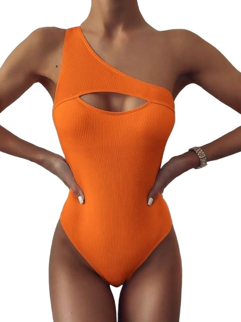 Vintage Sexy Ladies' Ruffled Push Up Swimsuit