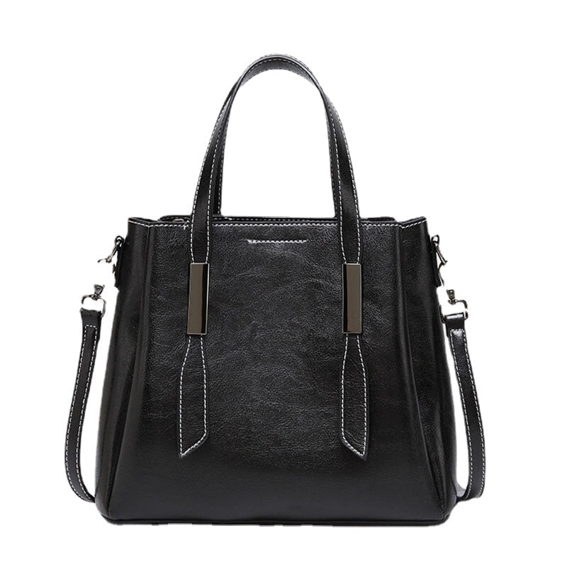 Women Casual Faxu Leather Handbag Shoulder Bag